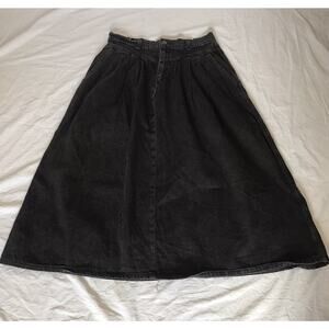 Vintage Weathered blues black skirt